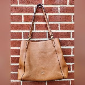 Kate Spade Medium Tri-Pocket Brown Leather Purse